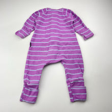 Load image into Gallery viewer, Unisex BONDS, zip Wondersuit / zippy / romper, GUC, size 000,  