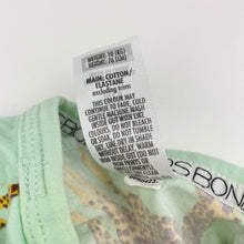 Load image into Gallery viewer, Unisex BONDS, zip Wondersuit / zippy / romper, giraffes, FUC, size 0,  