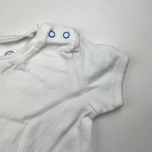 Load image into Gallery viewer, Unisex Next, white cotton bodysuit / romper, EUC, size 000,  