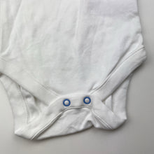Load image into Gallery viewer, Unisex Next, white cotton bodysuit / romper, EUC, size 000,  