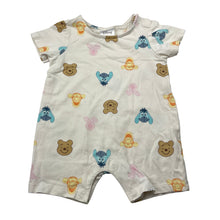 Load image into Gallery viewer, Unisex Disney, Winnie the Pooh stretchy romper, EUC, size 000,  