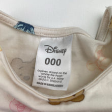 Load image into Gallery viewer, Unisex Disney, Winnie the Pooh stretchy romper, EUC, size 000,  