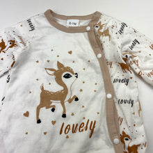Load image into Gallery viewer, Unisex lightweight , romper, deer, EUC, size 0000,  