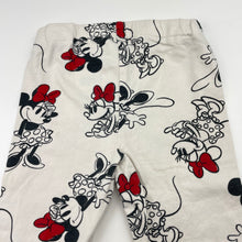 Load image into Gallery viewer, Girls H&amp;M, Disney Minnie Mouse leggings, adjustable, FUC, size 1,  