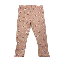 Load image into Gallery viewer, Girls Baby Berry, ribbed floral leggings / bottoms, GUC, size 1,  