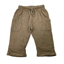 Load image into Gallery viewer, Boys H&amp;M, cotton casual pants, elasticated, inside leg:23cm, GUC, size 1-2,  