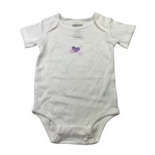 Load image into Gallery viewer, Girls KIRKLAND, embroidered soft cotton bodysusit / romper, EUC, size 1,  