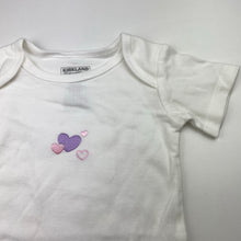Load image into Gallery viewer, Girls KIRKLAND, embroidered soft cotton bodysusit / romper, EUC, size 1,  