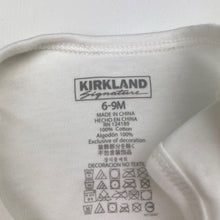 Load image into Gallery viewer, Girls KIRKLAND, embroidered soft cotton bodysusit / romper, EUC, size 1,  