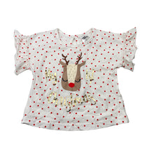 Load image into Gallery viewer, Girls Baby Berry, cotton Christmas tee / top, EUC, size 0,  