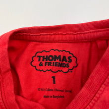 Load image into Gallery viewer, Boys THOMAS &amp; FRIENDS, cotton Christmas tee / top, FUC, size 1,  