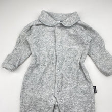 Load image into Gallery viewer, Unisex BONDS, grey terry Wondersuit romper, EUC, size 00,  