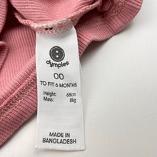 Load image into Gallery viewer, Girls Dymples, ribbed long sleeve tee / top, EUC, size 00,  