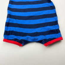 Load image into Gallery viewer, Boys Dymples, striped cotton romper, GUC, size 0000,  