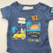 Load image into Gallery viewer, Boys Tiny Little Wonders, bodysuit / romper, surf, GUC, size 0000,  