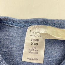 Load image into Gallery viewer, Boys Tiny Little Wonders, bodysuit / romper, surf, GUC, size 0000,  