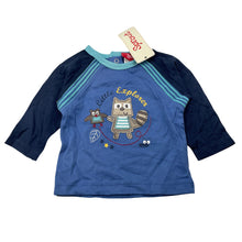 Load image into Gallery viewer, Boys Sprout, embroidered soft cotton long sleeve top, NEW, size 00,  