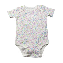 Load image into Gallery viewer, Girls KIRKLAND, floral soft cotton bodysuit / romper, EUC, size 0,  