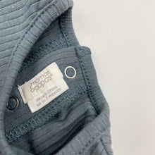 Load image into Gallery viewer, Unisex Mamas &amp; Papas, ribbed bodysuit / romper, EUC, size 0000,  