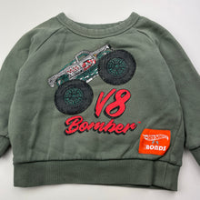 Load image into Gallery viewer, Boys BONDS, x HOT WHEELS cotton sweater / jumper (wash fade), FUC, size 1,  