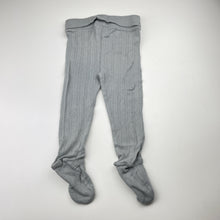 Load image into Gallery viewer, Girls Target, knit pointelle cotton footed leggings / bottoms, EUC, size 1,  