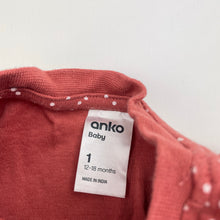 Load image into Gallery viewer, Unisex Anko, cotton zip coverall / romper, EUC, size 1,  