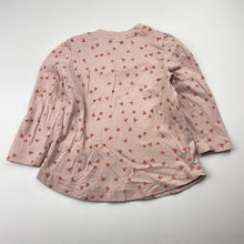 Load image into Gallery viewer, Girls Baby Berry, cotton long sleeve tee / top, hearts, EUC, size 2,  