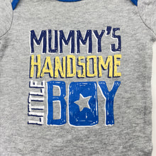 Load image into Gallery viewer, Boys Tiny Little Wonders, cotton bodysuit / romper, GUC, size 0,  