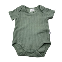 Load image into Gallery viewer, Unisex Teeny Weeny, ribbed bodysuit / romper, EUC, size 0000,  