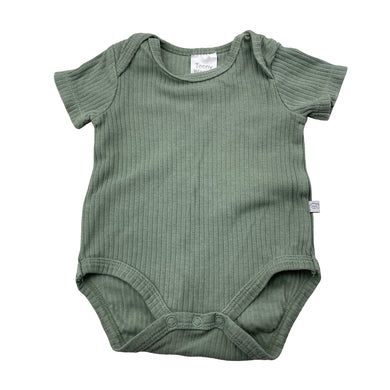 Unisex Teeny Weeny, ribbed bodysuit / romper, EUC, size 0000,  