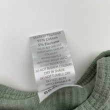 Load image into Gallery viewer, Unisex Teeny Weeny, ribbed bodysuit / romper, EUC, size 0000,  