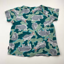 Load image into Gallery viewer, Unisex BONDS, pyjama tee / top, hippos, GUC, size 3,  