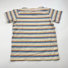 Load image into Gallery viewer, Unisex Milky, striped stretchy tee / top, FUC, size 3,  