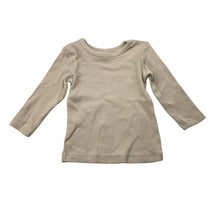 Load image into Gallery viewer, Unisex Dymples, ribbed organic cotton blend top, EUC, size 000,  