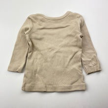Load image into Gallery viewer, Unisex Dymples, ribbed organic cotton blend top, EUC, size 000,  