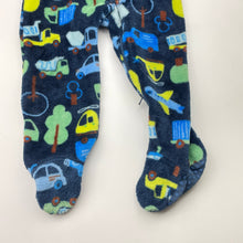 Load image into Gallery viewer, Boys Anko, soft fleece zip coverall / romper, GUC, size 0,  