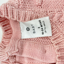 Load image into Gallery viewer, Girls Target, pink knitted sweater / jumper, GUC, size 2,  