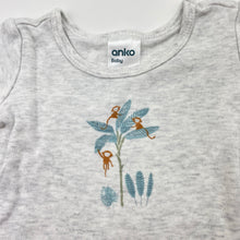 Load image into Gallery viewer, Unisex Anko, cotton bodysuit / romper, monkeys, EUC, size 000,  