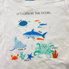 Load image into Gallery viewer, Unisex Dymples, cotton tee / top, shark, turtle, EUC, size 0,  