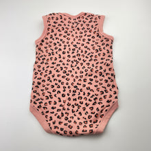 Load image into Gallery viewer, Girls Baby Berry, animal print cotton bodysuit / romper, EUC, size 1,  