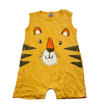 Load image into Gallery viewer, Unisex Luggi Baby, lightweight cotton romper, tiger, EUC, size 1,  