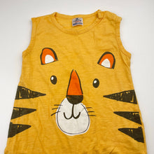 Load image into Gallery viewer, Unisex Luggi Baby, lightweight cotton romper, tiger, EUC, size 1,  