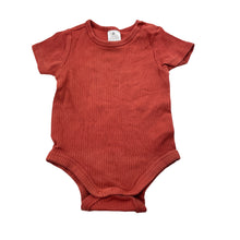 Load image into Gallery viewer, Unisex Target, organic cotton blend bodysuit / romper, GUC, size 00,  