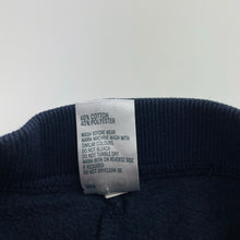 Load image into Gallery viewer, Unisex Anko, navy fleece-lined track pants, elasticated, GUC, size 00,  