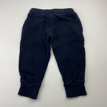 Load image into Gallery viewer, Unisex Target, navy fleece-lined track pants, elasticated, FUC, size 1,  