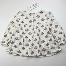 Load image into Gallery viewer, Girls Target, floral muslin cotton / blouse, NEW, size 1,  