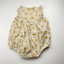 Load image into Gallery viewer, Girls Baby Berry, floral bubble romper, EUC, size 1,  