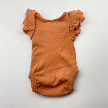 Load image into Gallery viewer, Girls Dymples, stretchy ruffle bodysuit / romper, EUC, size 00000,  