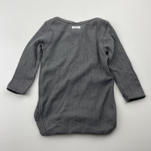 Load image into Gallery viewer, Unisex BONDS, grey stretchy bodysuit / romper, EUC, size 000,  