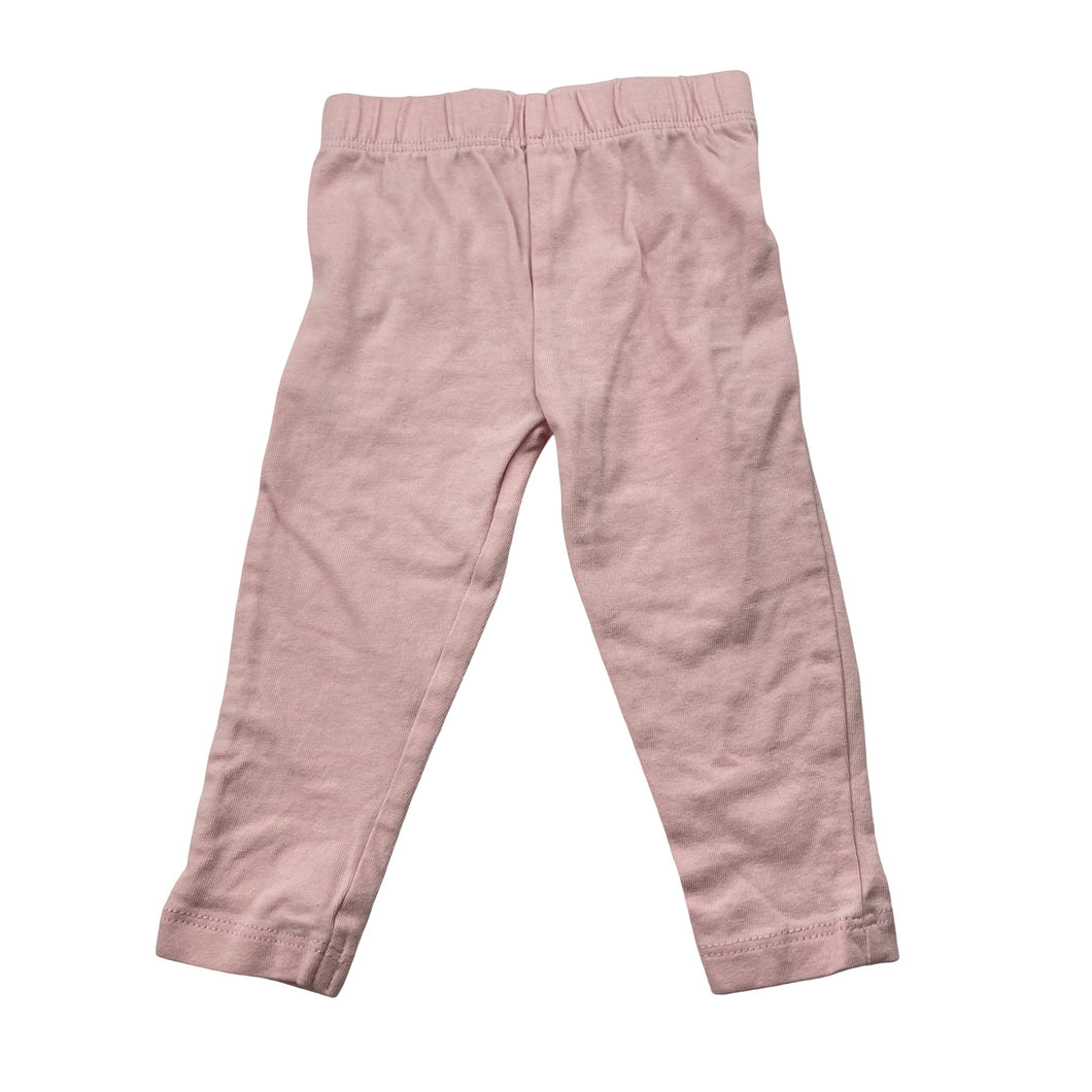 Girls Dymples, pink ruffle leggings / bottoms, EUC, size 00,  